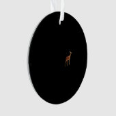 Oh Deer Minimal Design Acrylic Ornament (Vorderseite)