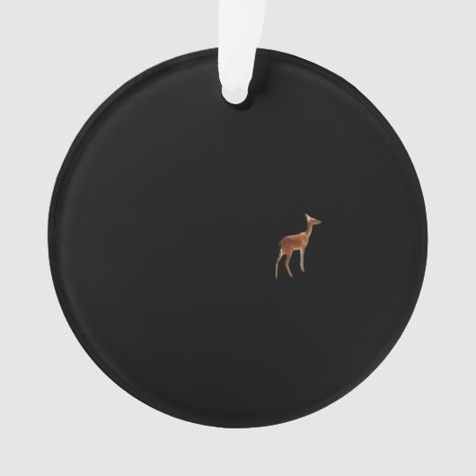 Oh Deer Minimal Design Acrylic Ornament (Vorderseite)
