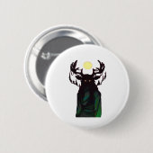 Oh Deer Minimal Design Button (Vorne & Hinten)