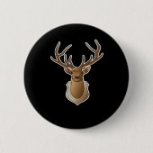 Oh Deer Minimal Design Button (Vorderseite)