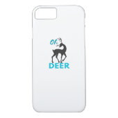 Oh Deer Minimal Design Case-Mate iPhone Hülle (Rückseite)