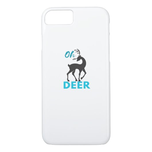 Oh Deer Minimal Design Case-Mate iPhone Hülle (Rückseite)