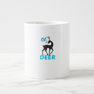Oh Deer Minimal Design  Jumbo-Tasse