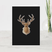 Oh Deer Minimal Design Karte (Vorderseite)
