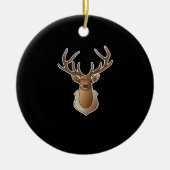 Oh Deer Minimal Design Keramik Ornament (Vorne)