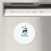 Oh Deer Minimal Design Magnet (In Situ (Geschirrspüler))