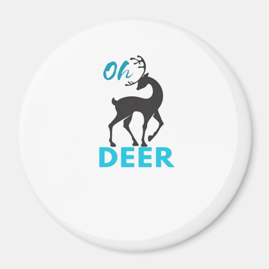 Oh Deer Minimal Design Magnet (Vorne)