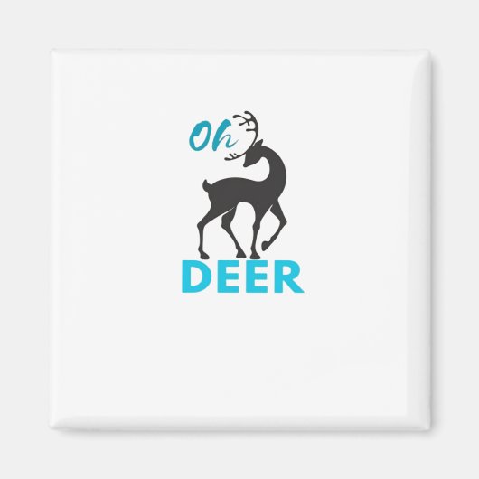 Oh Deer Minimal Design Magnet (Vorne)