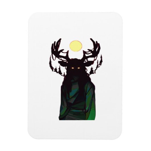 Oh Deer Minimal Design Magnet (Vertikal)