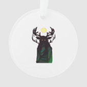 Oh Deer Minimal Design Ornament (Vorderseite)