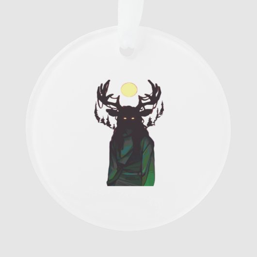 Oh Deer Minimal Design Ornament (Vorderseite)