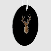Oh Deer Minimal Design Ornament (Vorderseite)