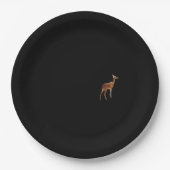 Oh Deer Minimal Design Pappteller (Vorderseite)