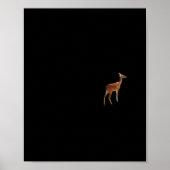 Oh Deer Minimal Design Poster (Vorne)