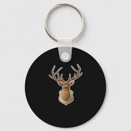 Oh Deer Minimal Design Schlüsselanhänger (Vorderseite)