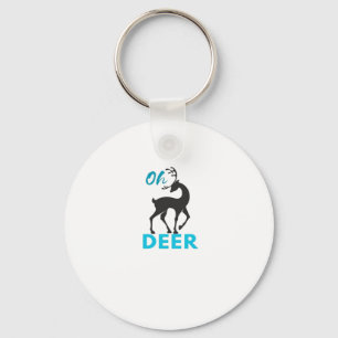Oh Deer Minimal Design Schlüsselanhänger