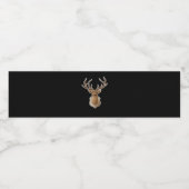Oh Deer Minimal Design Wasserflaschenetikett (Einzelnes Label)