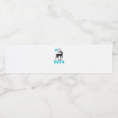 Oh Deer Minimal Design Wasserflaschenetikett (Einzelnes Label)