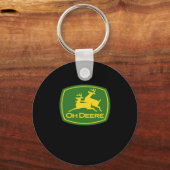 Oh Deer Minimal Modern Design Keychain Schlüsselanhänger (Vorderseite)