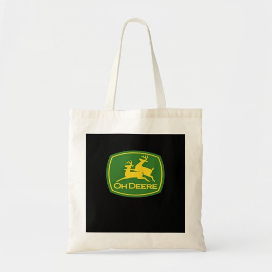 Oh Deer Minimal Modern Design Tote Bag Tragetasche (Vorne)