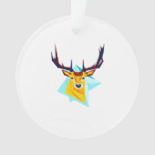 Oh Deer Minimal Rustic Style Acrylic Ornament (Vorderseite)