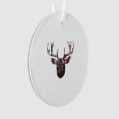 Oh Deer Minimal Style Acryl-Ornament Ornament (Vorderseite)