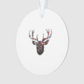 Oh Deer Minimal Style Acryl-Ornament Ornament (Vorderseite)