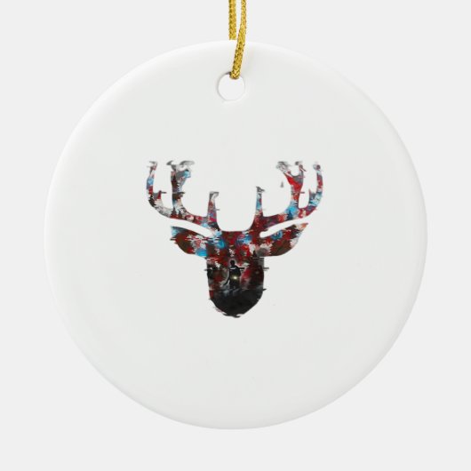 Oh Deer Minimal Style Ornament (Vorne)