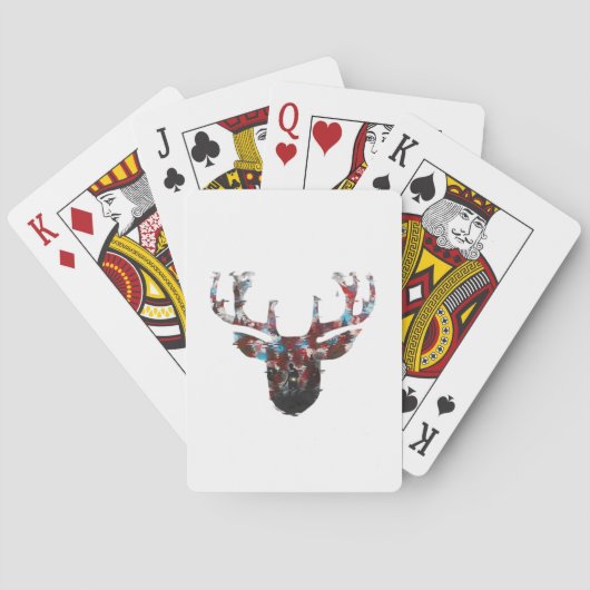 Oh Deer Minimal Style Spielkarten (Rückseite)