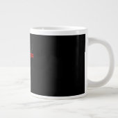 Oh Deer Minimale Ästhetik Stimmung Jumbo-Tasse (Rechts)
