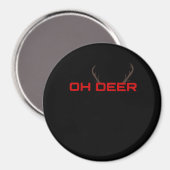 Oh Deer Minimale Ästhetik Stimmung Magnet (Vorderseite/Rückseite)