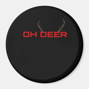 Oh Deer Minimale Ästhetik Stimmung Magnet