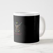 Oh Deer Modern Aesthetic Jumbo-Tasse (Vorderseite Rechts)