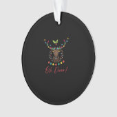 Oh Deer Modern Aesthetic Ornament (Vorderseite)