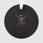 Oh Deer Modern Aesthetic Ornament (Vorderseite)