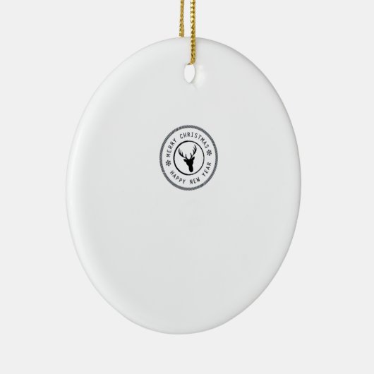 Oh Deer Modern Aesthetic Ornament (Rechts)