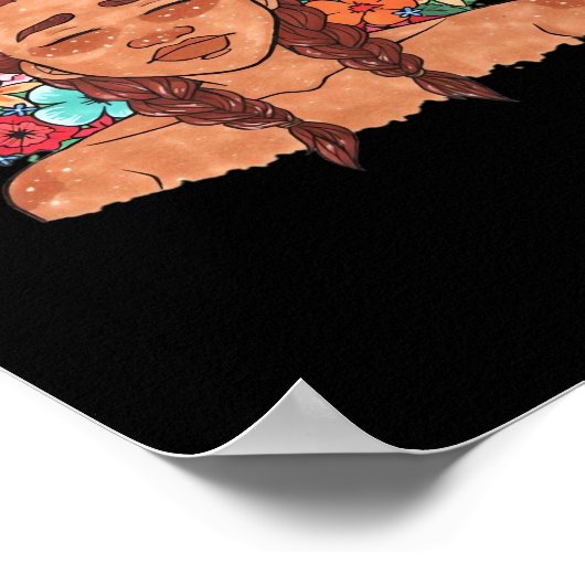 Oh Deer Modern Aesthetic  Poster (Ecke)