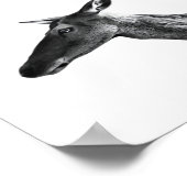 Oh Deer Modern Aesthetic Vibe  Poster (Ecke)