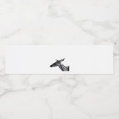 Oh Deer Modern Aesthetic Vibe Wasserflaschenetikett (Einzelnes Label)