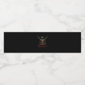 Oh Deer Modern Aesthetic Wasserflaschenetikett (Einzelnes Label)