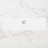 Oh Deer Modern Aesthetic Wasserflaschenetikett (Einzelnes Label)