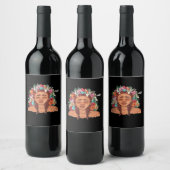 Oh Deer Modern Aesthetic Weinetikett (Flaschen)