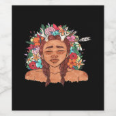 Oh Deer Modern Aesthetic Weinetikett (Einzelnes Label)