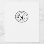 Oh Deer Modern Aesthetic Weinetikett (Einzelnes Label)