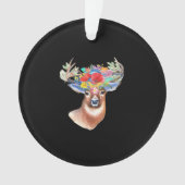 Oh Deer Modern Artistic Style Acrylic Ornament (Vorderseite)