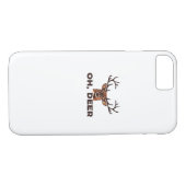 Oh Deer Modern Clean Design Case-Mate iPhone Hülle (Rückseite (Horizontal))