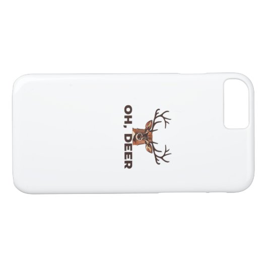 Oh Deer Modern Clean Design Case-Mate iPhone Hülle (Rückseite (Horizontal))