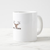 Oh Deer Modern Clean Design Jumbo-Tasse (Vorderseite Rechts)