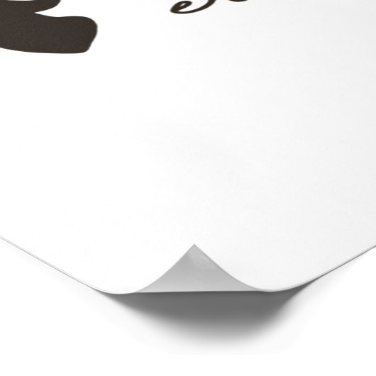 Oh Deer Modern Graphic Style Poster (Ecke)