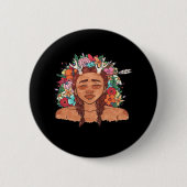 Oh Deer Moderne Ästhetik Button (Vorderseite)